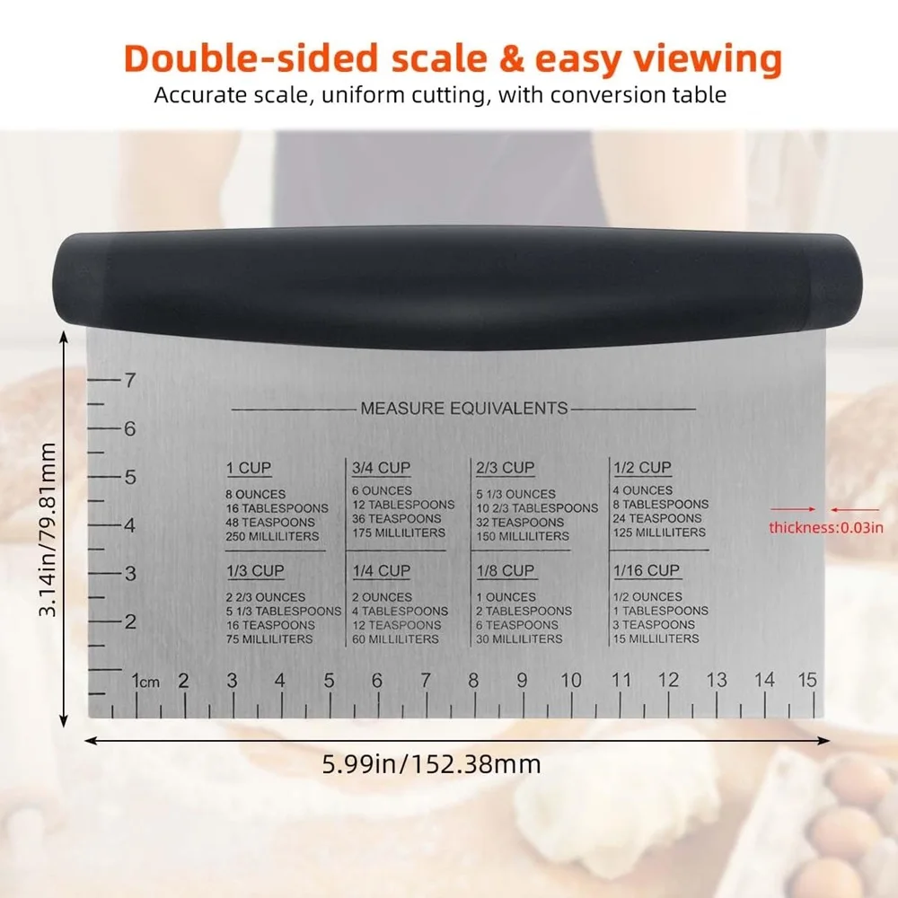 Многоцелевой резак для теста из нержавеющей стали