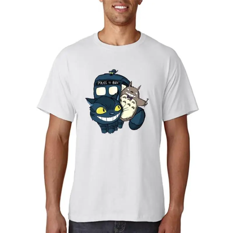 

Название: мой доктор тотокто Мой сосед Тоторо катбус ТАРДИС Мужская футболка #39 модная летняя футболка