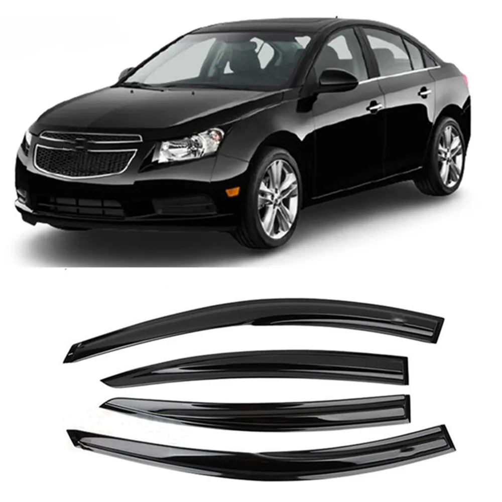 

Car Window Visor For Chevy Cruze 2009 2010 2011 2013 2014 2015 2016 Door Sun Rain Deflector Guard Rainwear Sun Shade Rain Shield