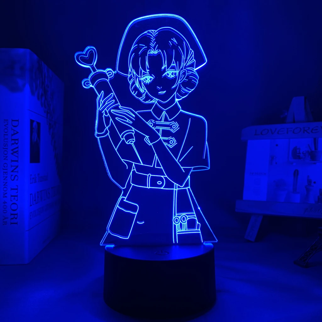 

Anime Identity V Emily Dyer Led Night Light for Room Decor Nightlight Birthday Gift Bedside Manga 3d Lamp Doctor Lydia Jones