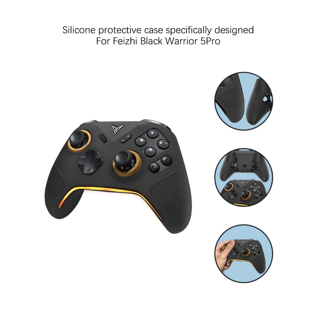 Силиконовый защитный чехол для игровой консоли Flydigi Black Warrior 5 Pro, защита от падения, пылезащитный чехол для контроллера геймпада (art.: 3920d49e2bcaa) - 3920d49e2bcaa