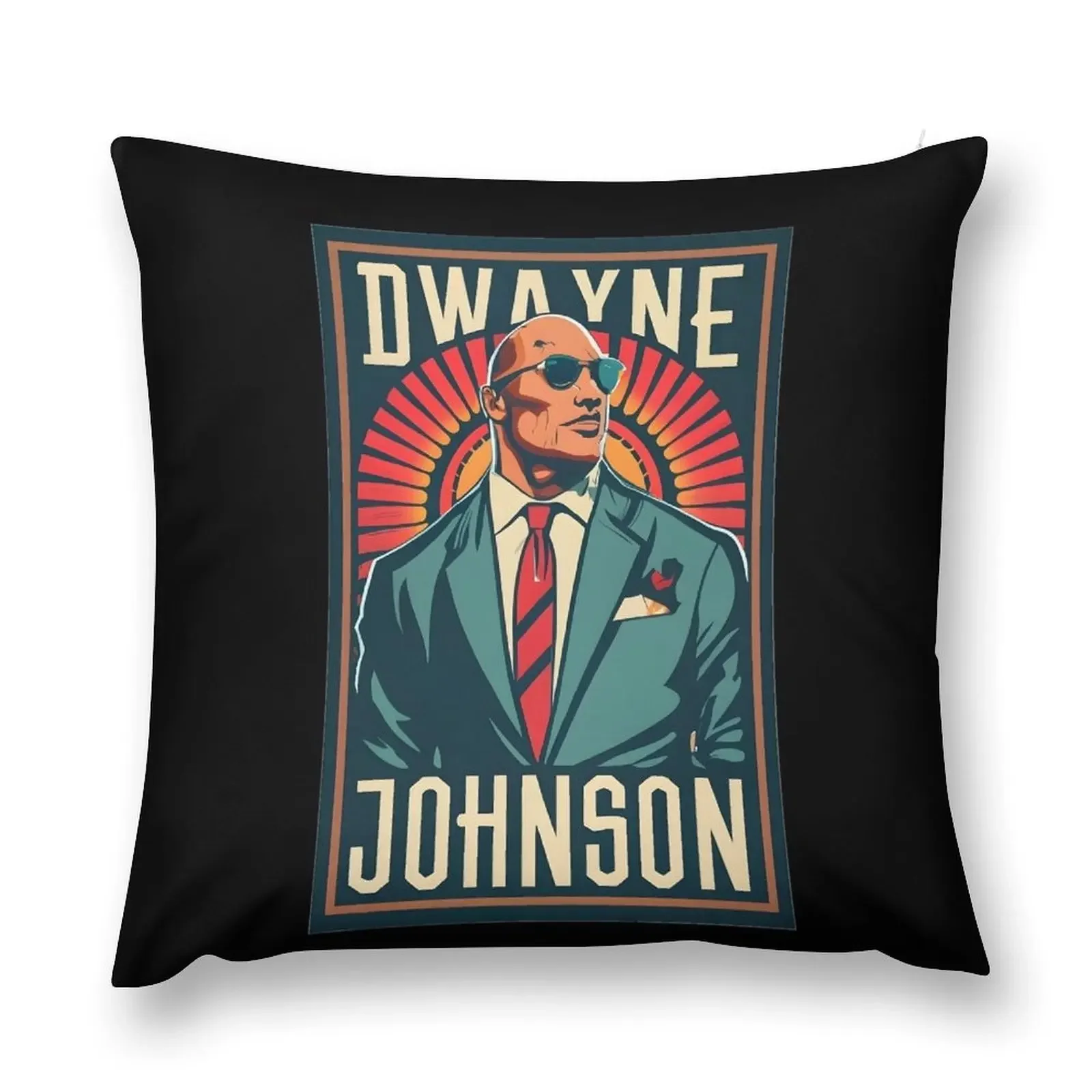 Дэййн Джонсон - The Rock Iconic Знаменитости Искусство для фанатов Подушка сидения