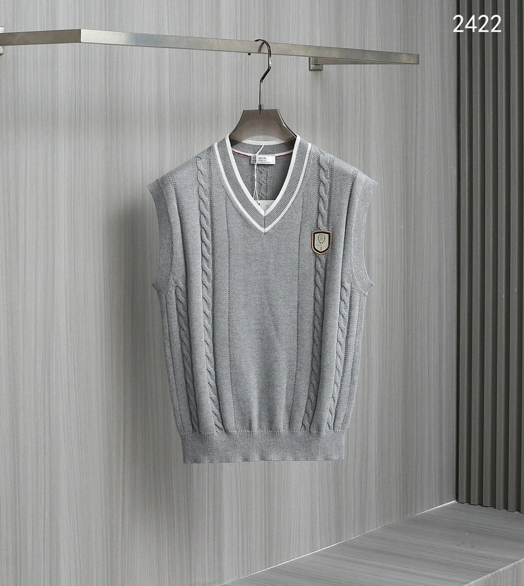 Классический мужской Трикотажный жилет BLLIYOSS из хлопка жареного теста новинка 2024