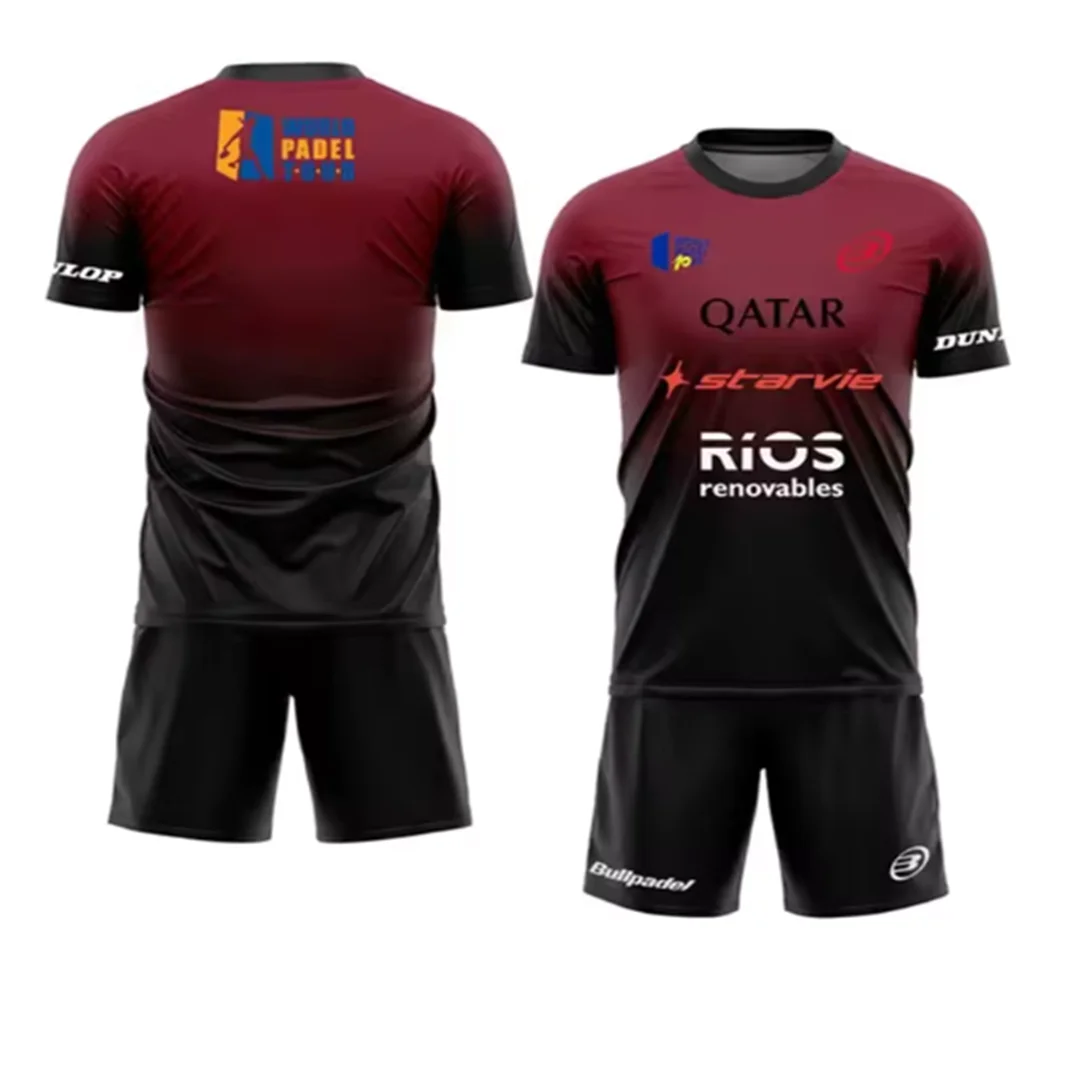 Мужской Теннисный Тренировочный Комплект Быстросохнущая Летняя Спортивная