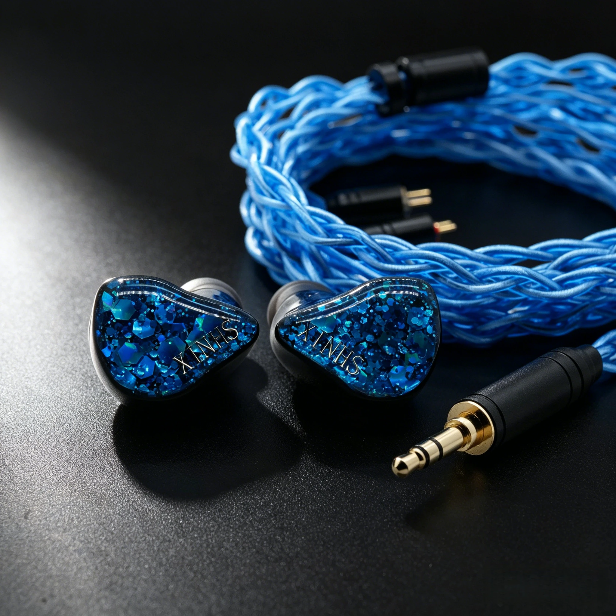 Фото XINHS Nereus Sola HiFi IEM с несколькими динамическими излучателями, графеновой LCP диафрагмой, 3.5 мм, 2-контактный, с низким уровнем искажений, подходит для игровых энтузиастов №3