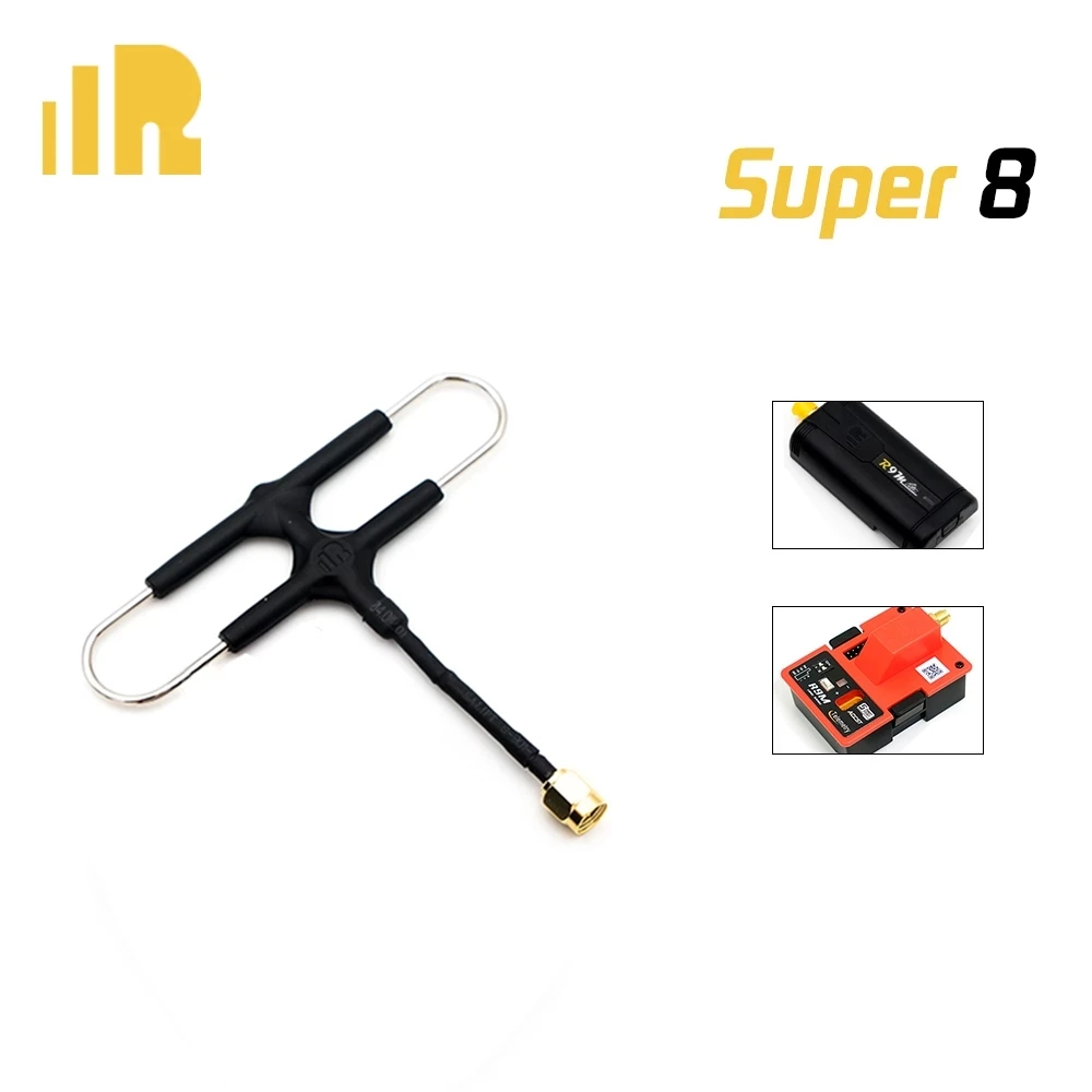 

FrSky Super 8 Antenna for R9M2019 / R9MLite R9MLITE-PRO X20 X20HD X18 Module 915mhz/ 868mhz Long Range System Diamond Antenna