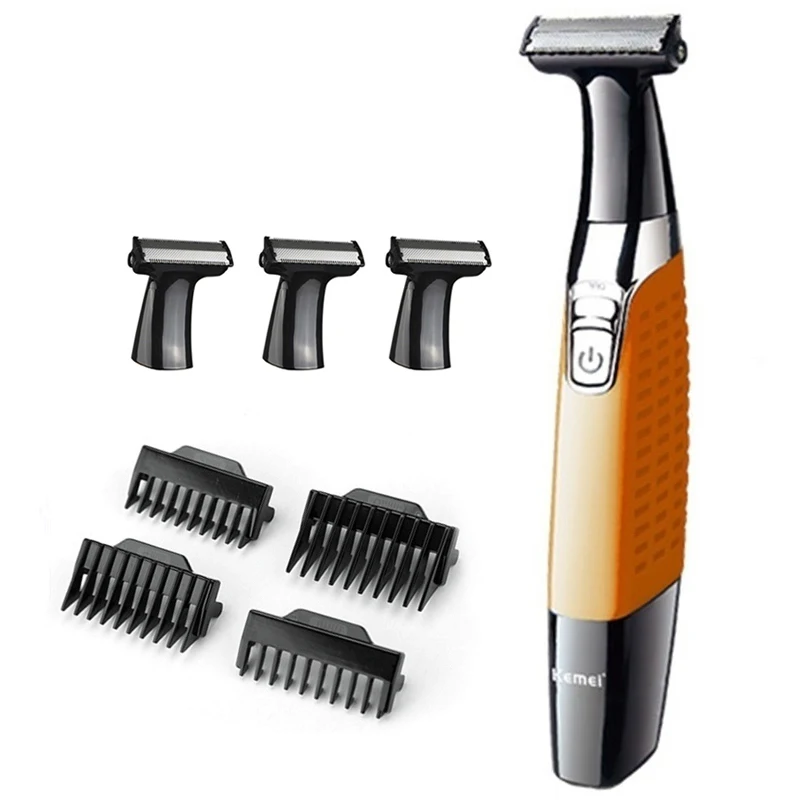 

washable oneblade body shaver face electric shaver for men edge razor man hair cleaning shaver beard shaving machine uSB charge