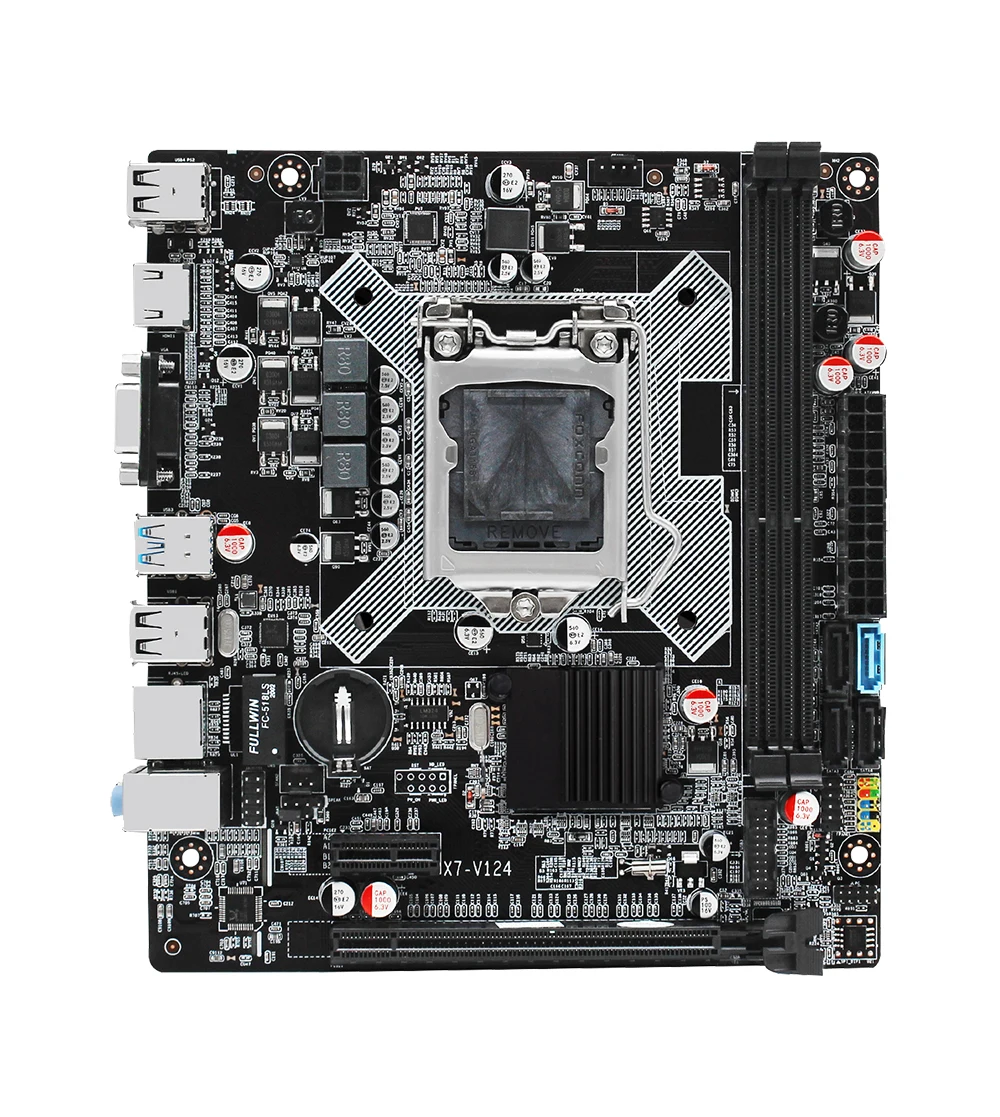 Материнская плата MUCAI B75 LGA 1155 комплект с процессором Intel core i7 3770 и DDR3 16 Гб (2*8 ГБ) 1600