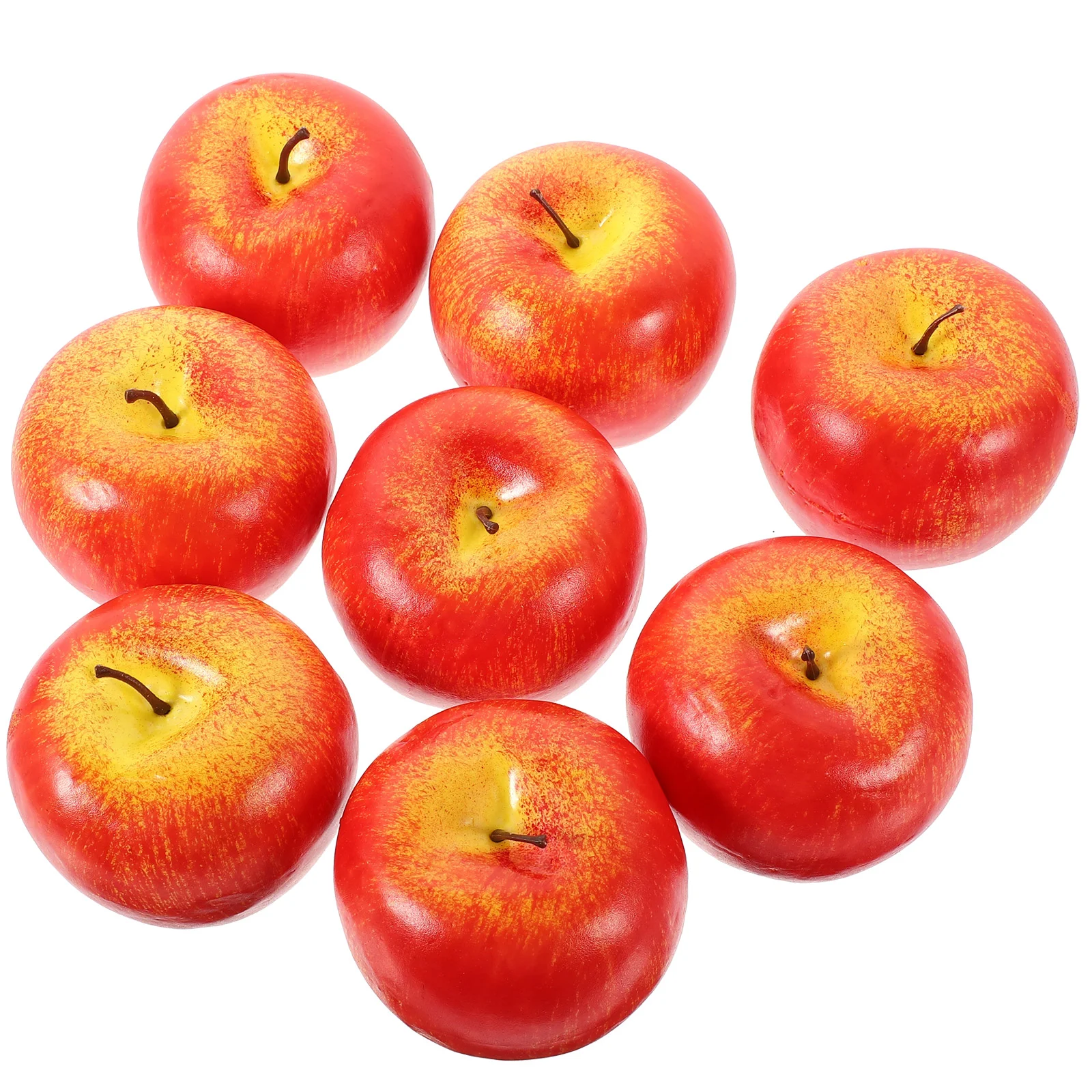 

8 Pcs Party Fruit Models Photo Prop Table Decor Donut Decors Artificial Apples Foam Fake