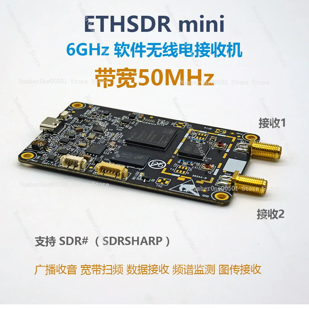 Программный радиоприемник ETHSDR mini 6 ГГц 12-битная полоса пропускания 50 м SDR