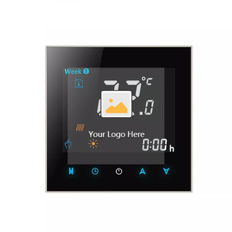 

24V American Standard Programmable Heat Pump Thermostat Indoor Temperature Controller Intelligent Heating System Thermostat