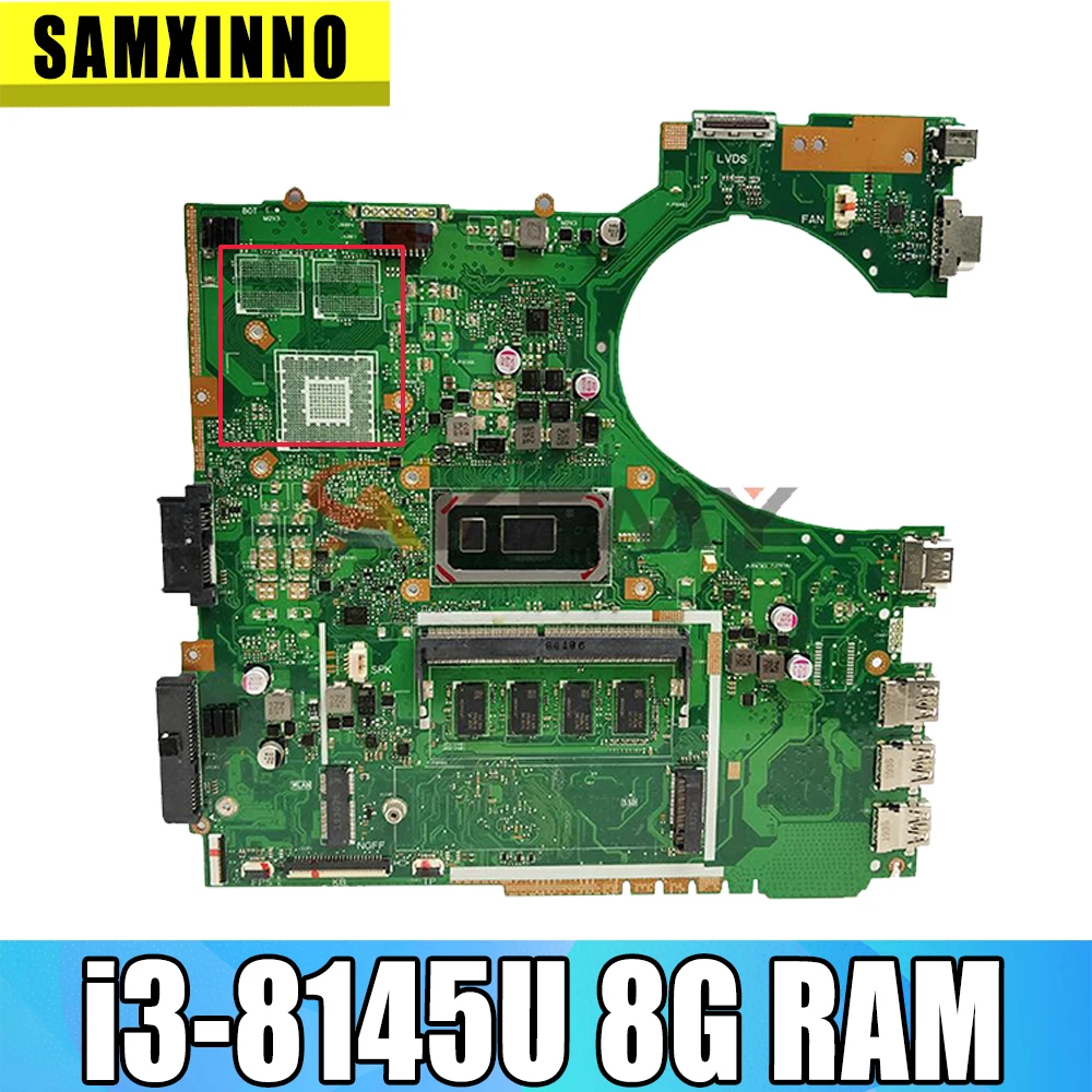 

Материнская плата для ноутбука P1440FB, Φ 8 ГБ ОЗУ для ASUS PRO P1440FB P1440FA P1440F P1440 I3-8145U