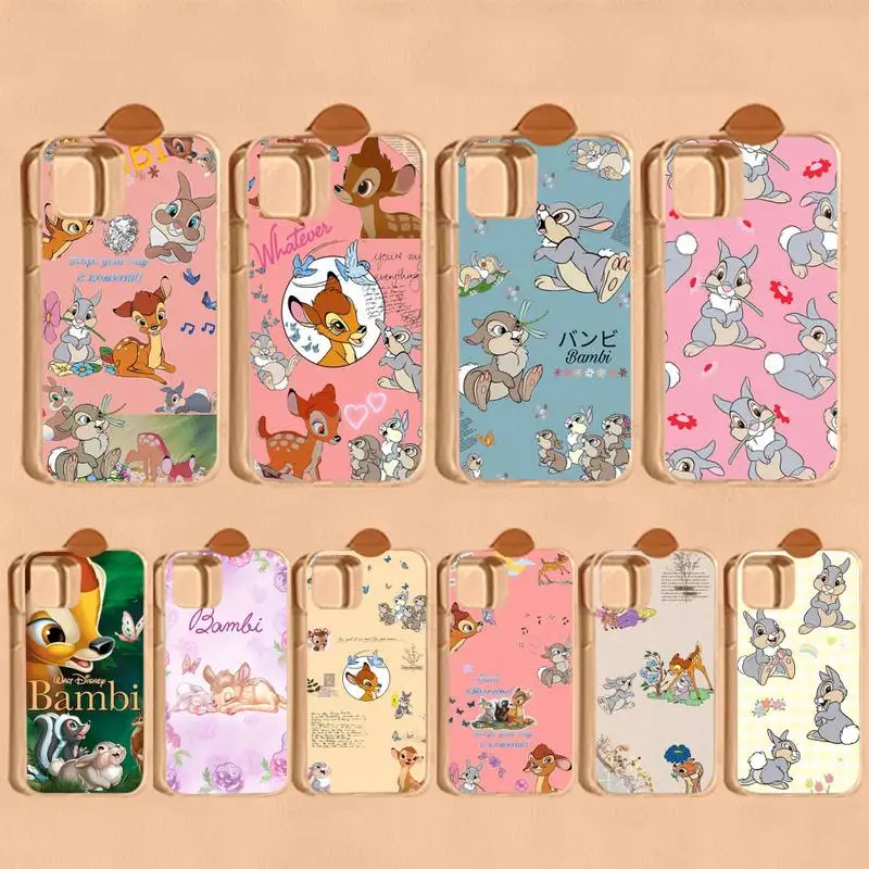 

Bambi Thumper Phone Case For iPhone 14 11 12 13 Mini Pro XS Max Cover 6 7 8 Plus X XR SE 2020 Funda Shell