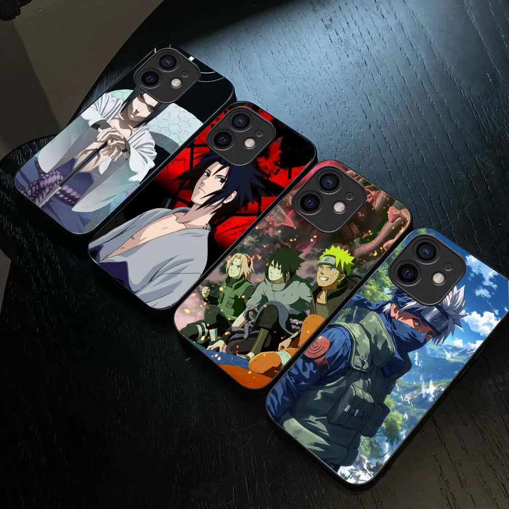 WRA-18 Narutos Черный гибкий чехол из ТПУ для Moto G9 10 20 22 30 31 40 41 42 50 51 52 60 71 100 Plus Power