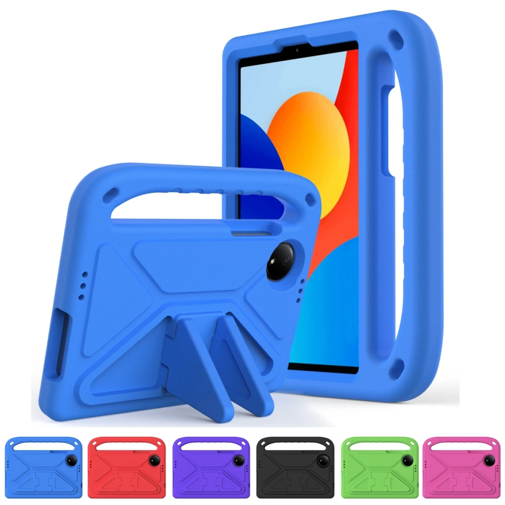 Фото Детский безопасный чехол из ЭВА для Xiaomi Redmi Pad SE 4G 8,7 Pro 12,1 10,6 2022 SE 11-дюймовый чехол для планшета Xiaomi Pad 6 5 Pro Чехол-подставка №1