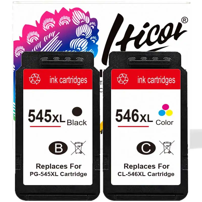 PG545 CL546 Совместимый картридж для принтера Canon 545 546 Pixma MG2950 MG2550 MG2500 MG3050 MG2450 MG3051 MX495
