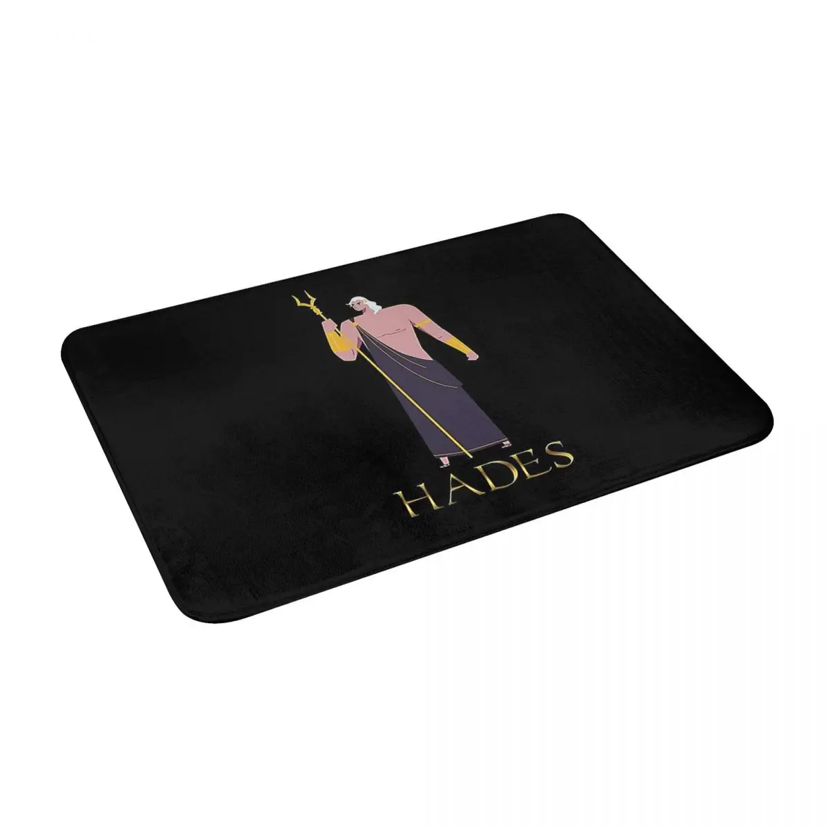 

Hades Greek God Bath Door Floor Mat Zagreus Rug Carpet Entrance Living Room Home Kitchen Doormat Bedroom Anti-slip Equipment