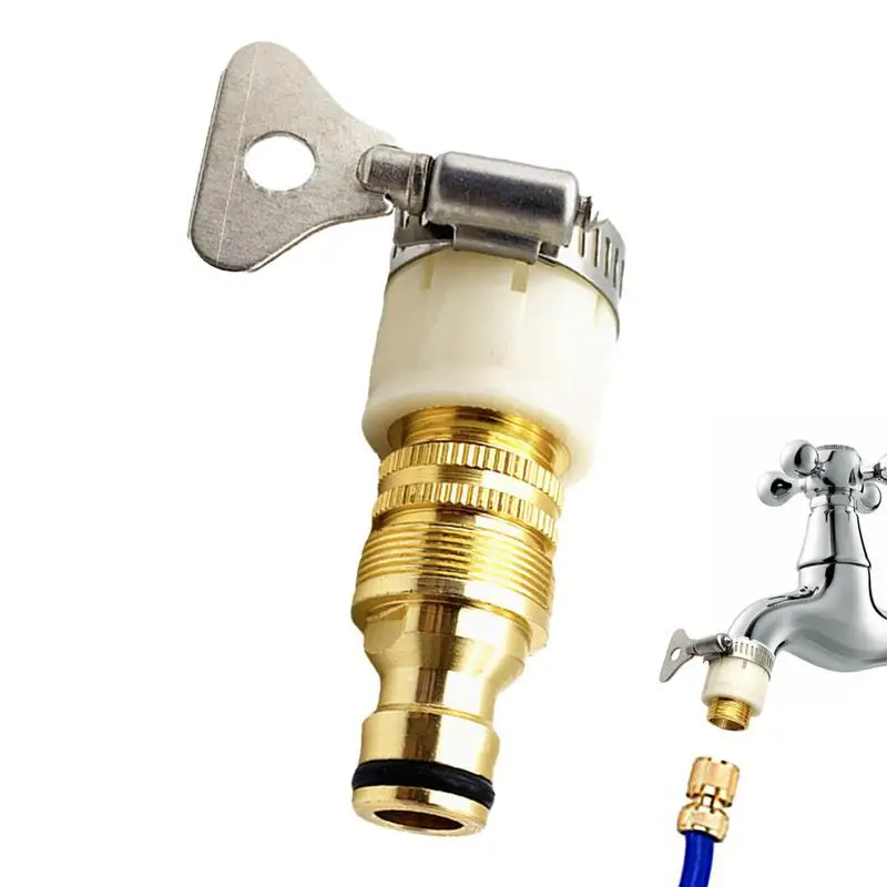 

Kitchen Hose Adapter Garden Hose Faucet Adapter Replacement Universal Hose Attachment For Kitchen Garden Bathroom Faucet To