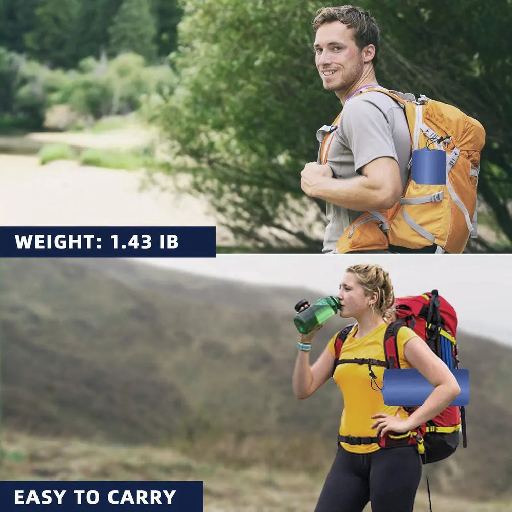 Naturehike Inflatable Mattress Single Camping Mat Air Mattress Ultralight Hiking Sleeping Pad Folding Bed Travel Sleeping Mat