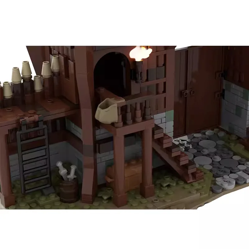 Конструктор MOC архитектура ворота разорванных моделей строительные блоки