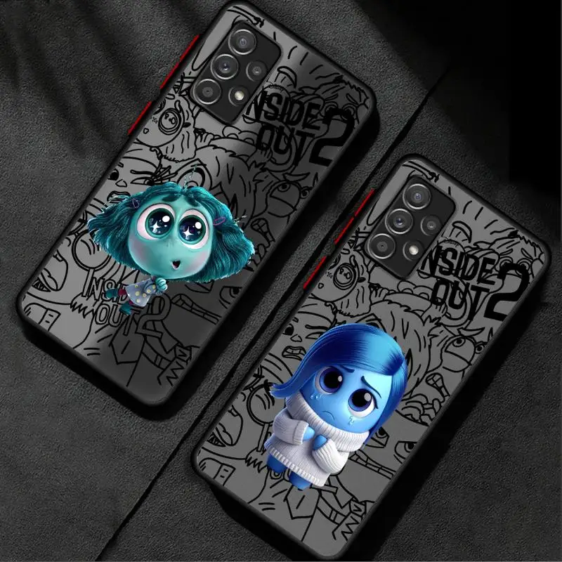Чехол для телефона Disney Inside Out Vice Mente Samsung Galaxy A52 A32 A21s A16 A13 A55 A54 A12 A15 Los Kosovo матовый