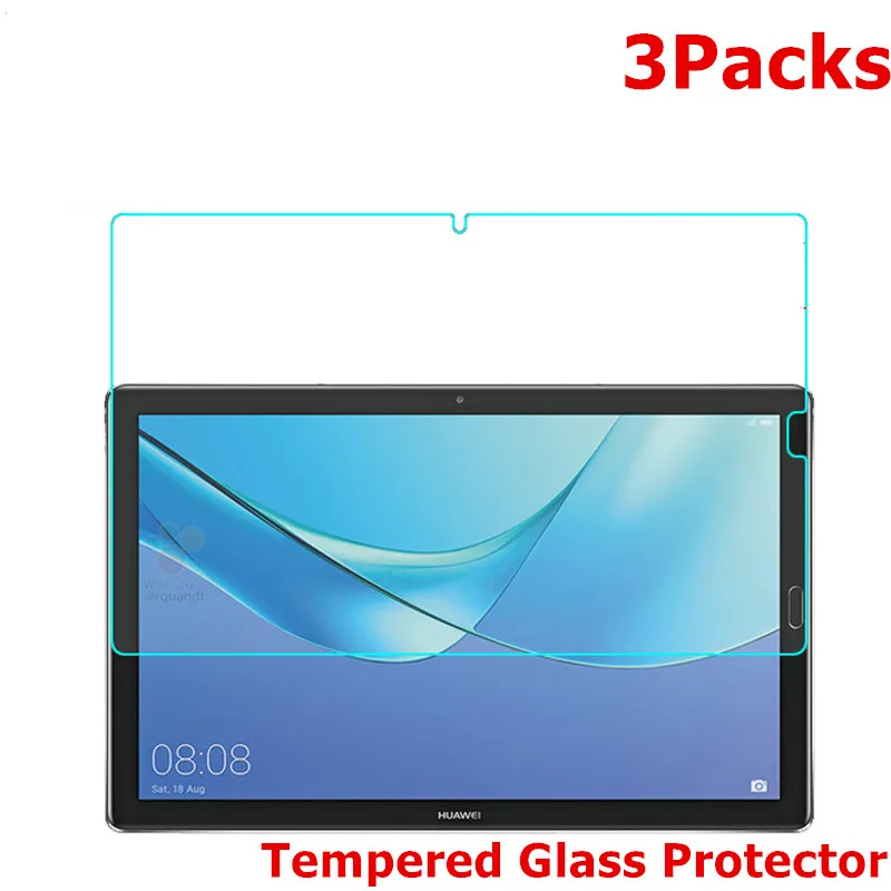 

3Pack Glass Protector For Huawei MediaPad M5 10.8 inch Protective Film 9H Explosion-proof Screen Protector For Huawei M6 10.8
