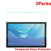 3pack glass protector for huawei mediapad m5 10 8 inch protective film 9h explosion proof screen protector for huawei m6 10 8