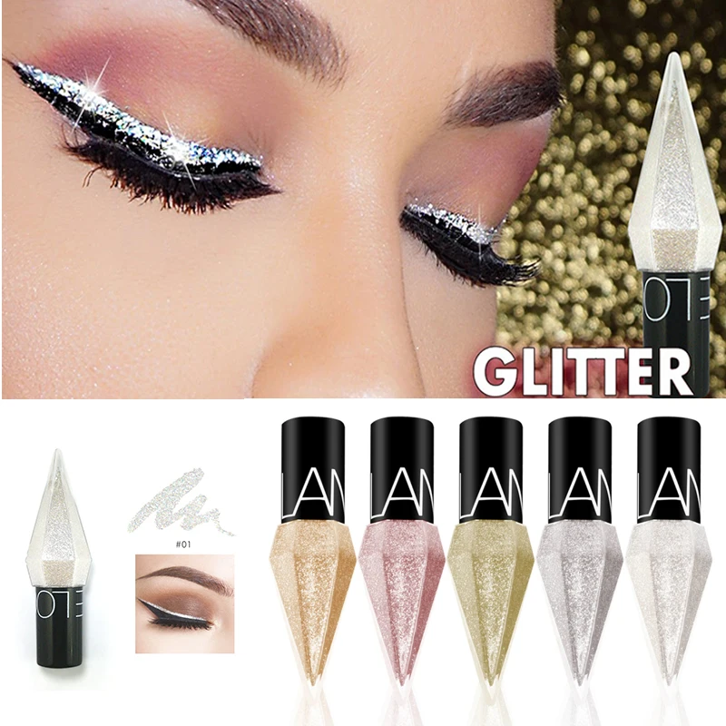 

Diamond Sequins Liquid Eyeshadow Glitter Shimmer Eye Shadow High Gloss Eyeshadow Lasting Eyeliner Eyes Cosmetic Dropship