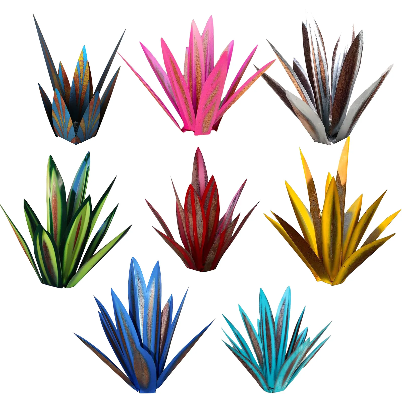 

27/35cm DIY Metal Art Gifts Tequila Rustic Sculpture Garden Statues Decor Outdoor Yard Sculpture Ornament Decoration