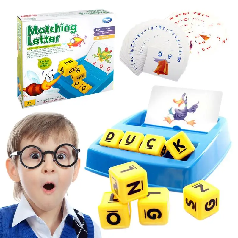 

Matching Letter Game Preschool Kindergarten Learning Activities Word Builders Word Builders For Kids Learning Educational Toy