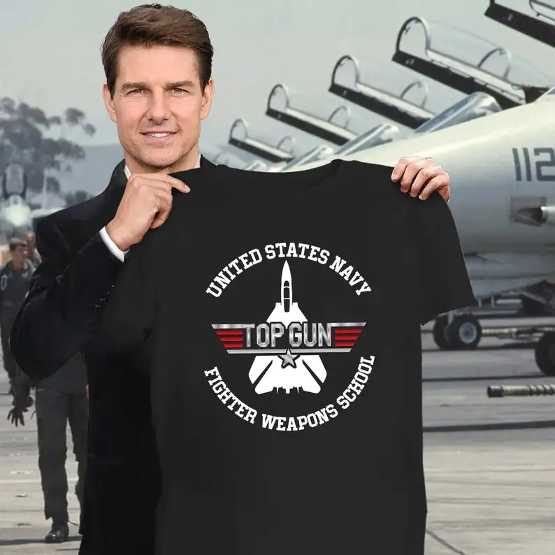 

Maverick Top Gun T Shirt Tom Cruise Shirt Movie T-Shirt Top Gun Shirt T-Shirt