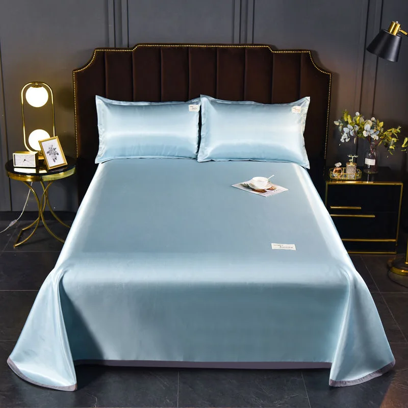 

2023 Summer Mat Sheet Pillowcase Three Pieces Set Foldable Washable Soft Mat Home Bed Cool Sleeping Mattress
