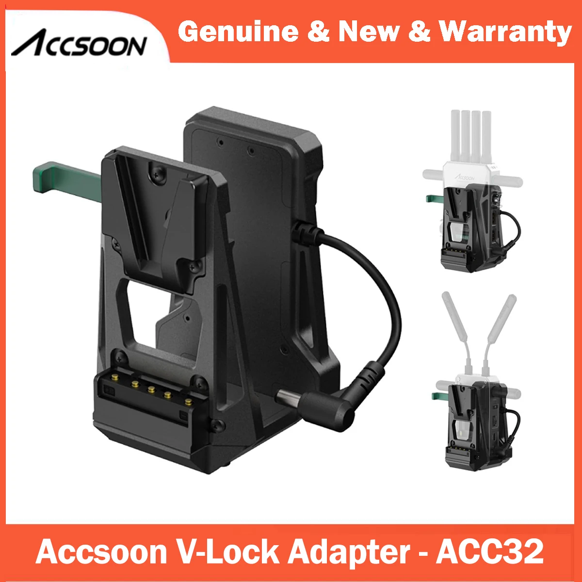 Адаптер Accsoon V-Lock для аккумулятора к CineView Master 4K систему передачи видео 2 SDI ACC32