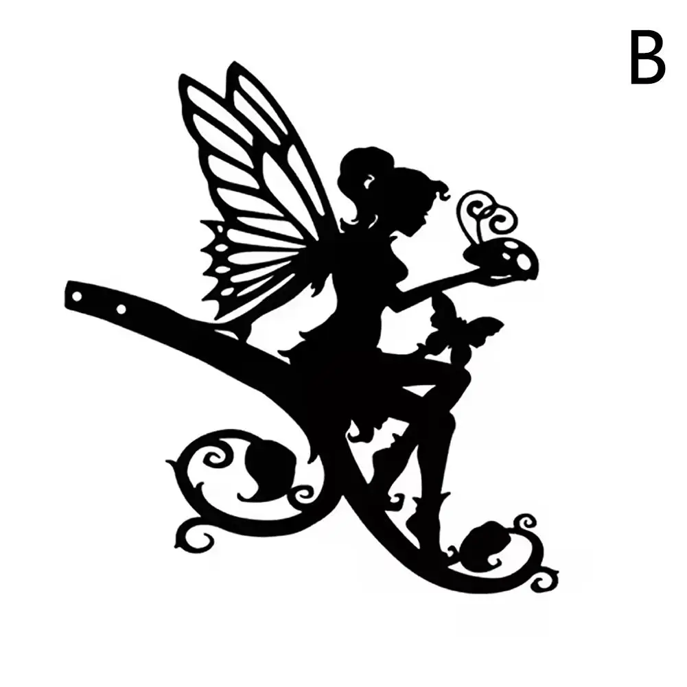 Хэллоуин железный силуэт искусство декоративная Милая ведьма металлическая