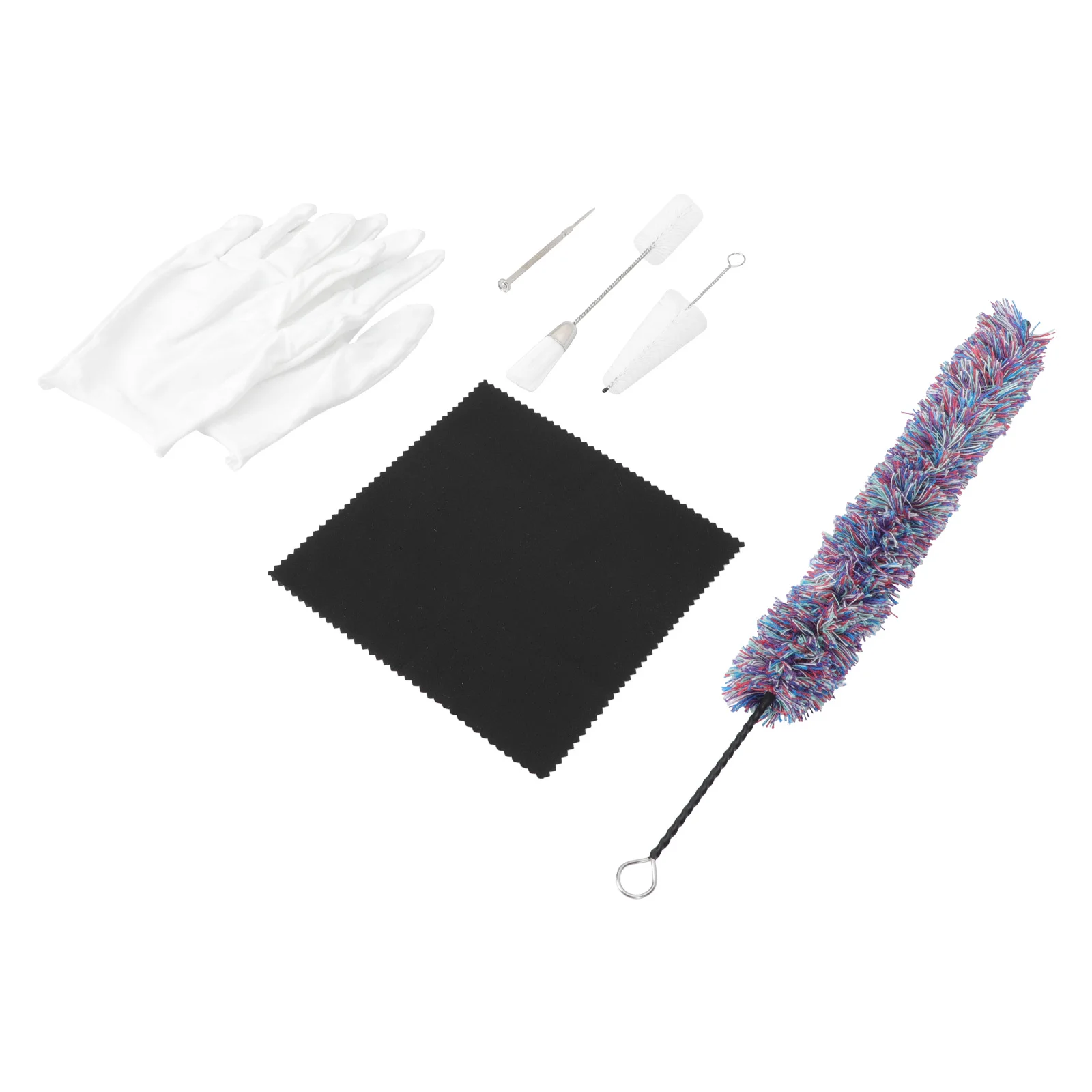 

1 Set Musical Instrument Wiping Cloth Multipurpose Sax Clean Cloth Brush