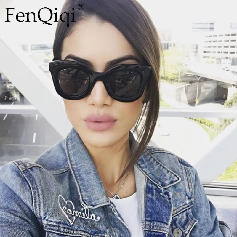 

Vintage Round Frame Sunglasses Women Trend Cat Eye Glasses Masculino Big Frame For Female Outdoor Oculos De Sol