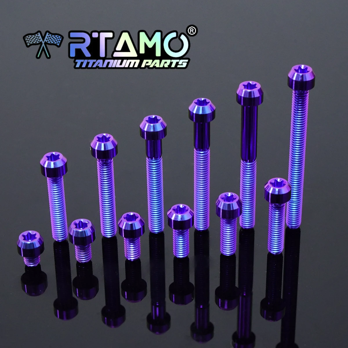 

RTAMO Титановые болты M5X10-50 с отверстием для масляного бака (1 шт.)