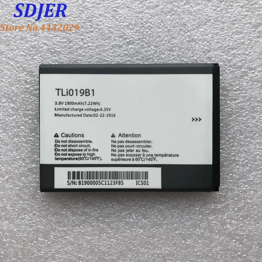 Высококачественный новый TLI019B1 TLi019B2 1900 мАч аккумулятор для ALCATEL one touch POP C7 OT-7041 7041D