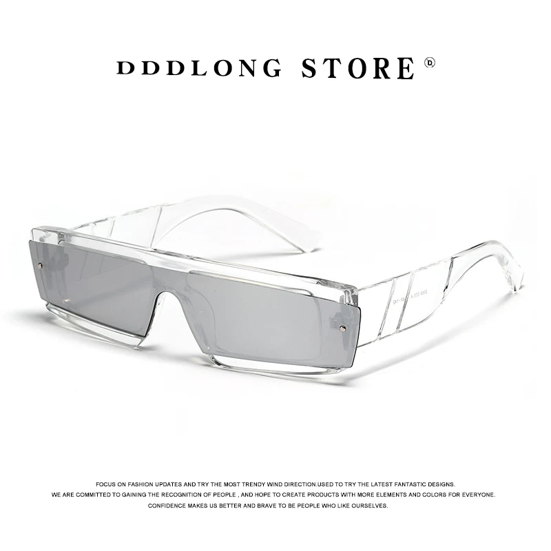 

DDDLONG Retro Fashion One-piece Lens Sunglasses Women Designer Men Sun Glasses Classic Vintage UV400 Outdoor Shadow D144