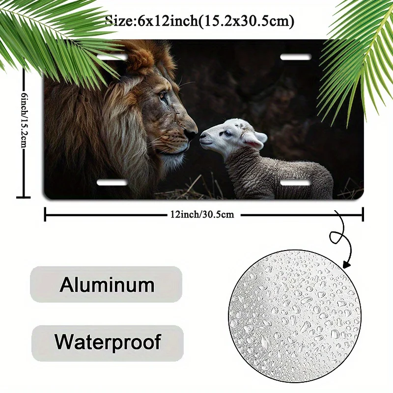 Пластина из льва и ягненка-водонепроницаемая устойчивая к УФ-излучению не