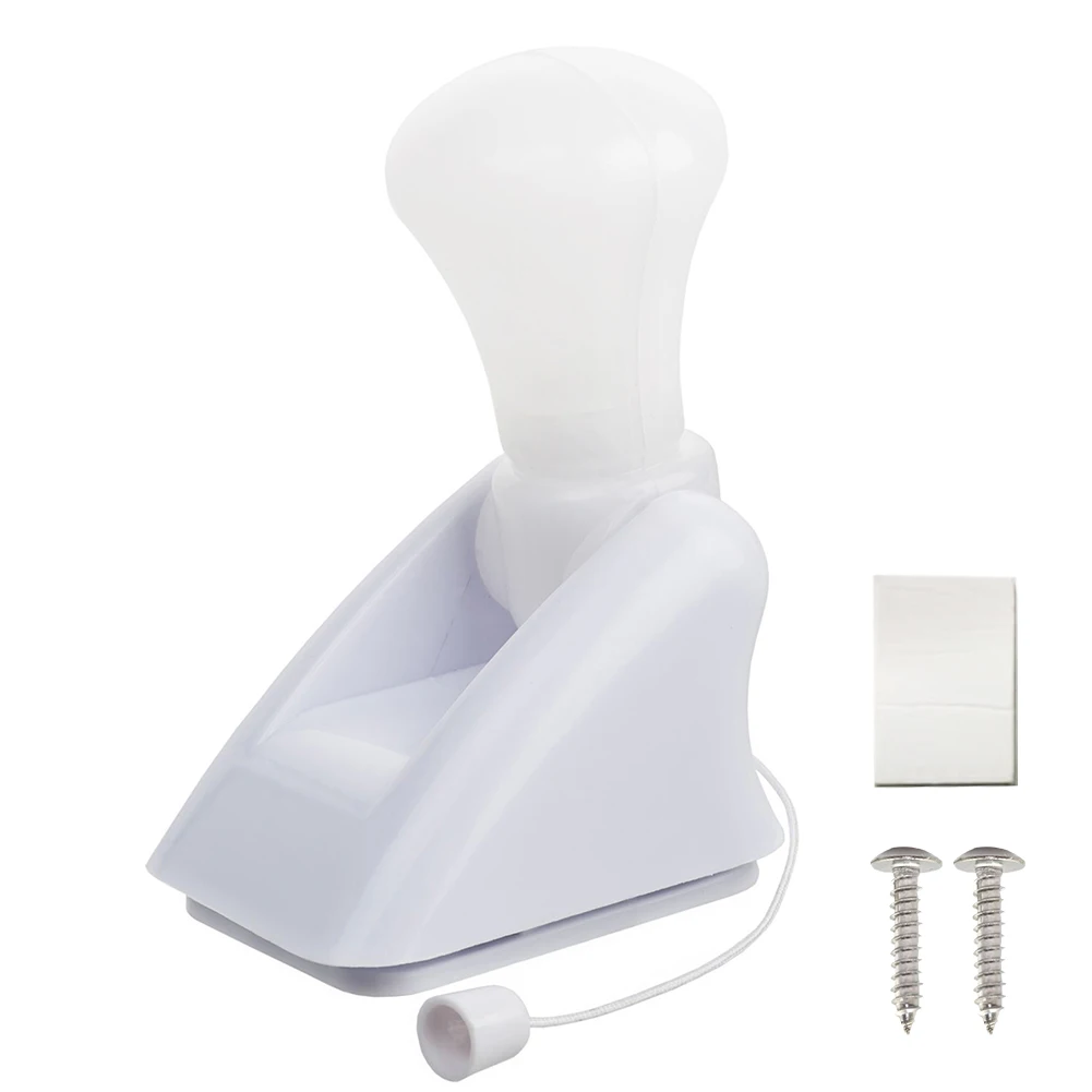 

Kitchen Night Light Pull Cord LED Bulb Closet Self Adhesive Battery Powered Portable Wall Mount Bedroom White Toilet Cabinet