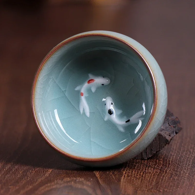 Фарфоровые чайные чашки Longquan Celadon китайский чайник кунг-фу чашка для чая с