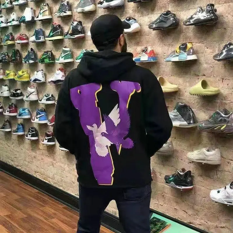 

Мужские толстовки с капюшоном VLONE, 100% хлопок, Мужская одежда, свитшот, женская брендовая уличная одежда для друзей, Женская толстовка