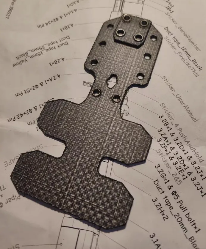 Универсальная пластина Tegris с креплением Ptt Molle для тактических жилетов в стиле Axl