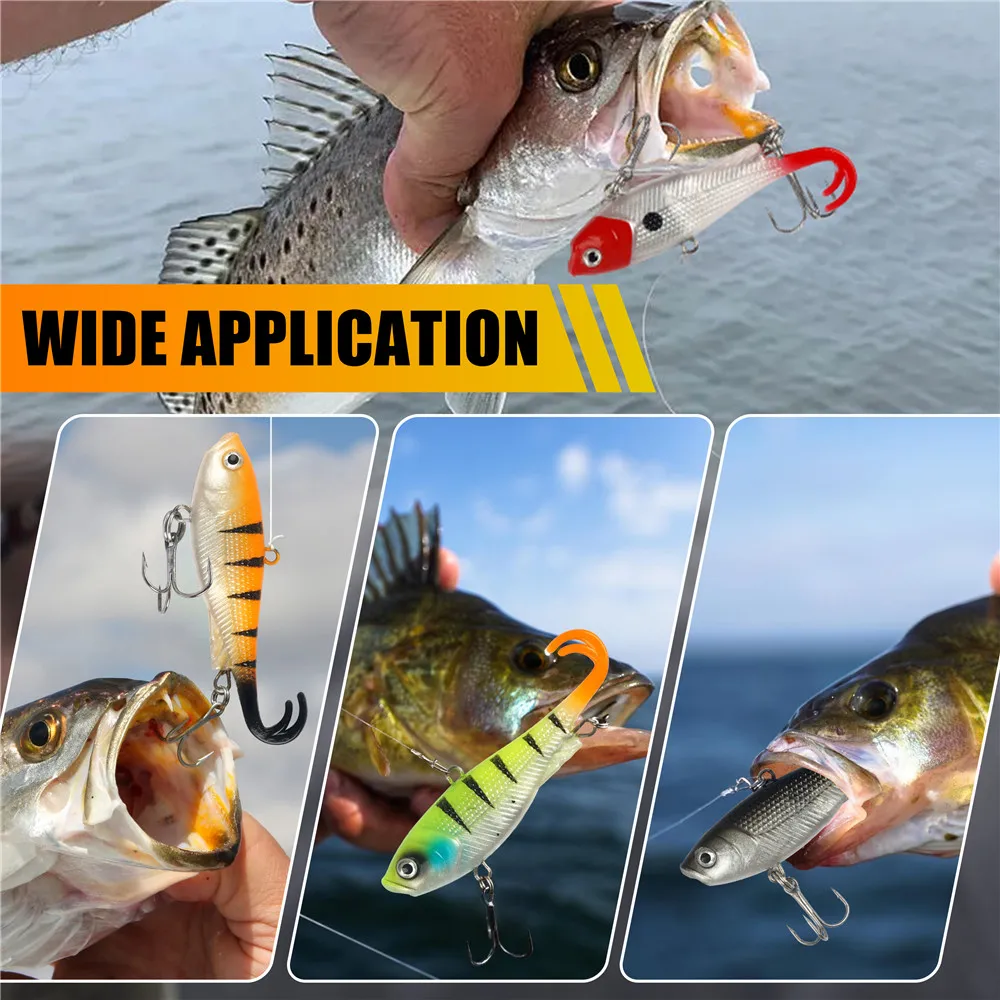 5 шт. мягкая рыболовная приманка 6 см 12 г