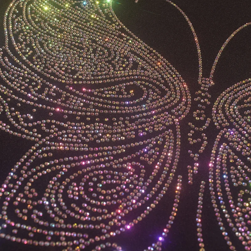 Новая цветная бабочка Горячая карта искусственная кожа патч аксессуары для