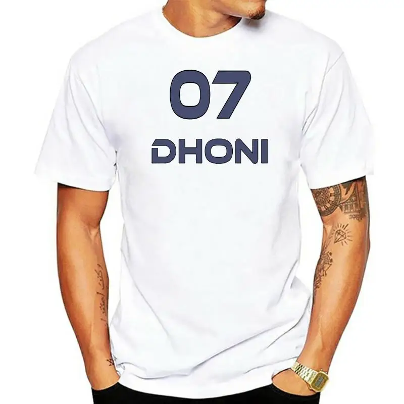 

Мужская футболка Dhoni возвращается к Csk Футболка женская мужская футболка