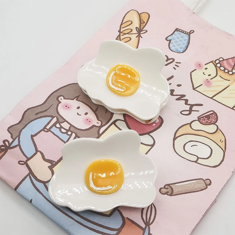 

Japanese Ruffled Egg Hair Claws Hairpin Cute Sweet Hair Clips Hair Accessories For Girls Fashion Jewelry Korean Ins Women Tiaras