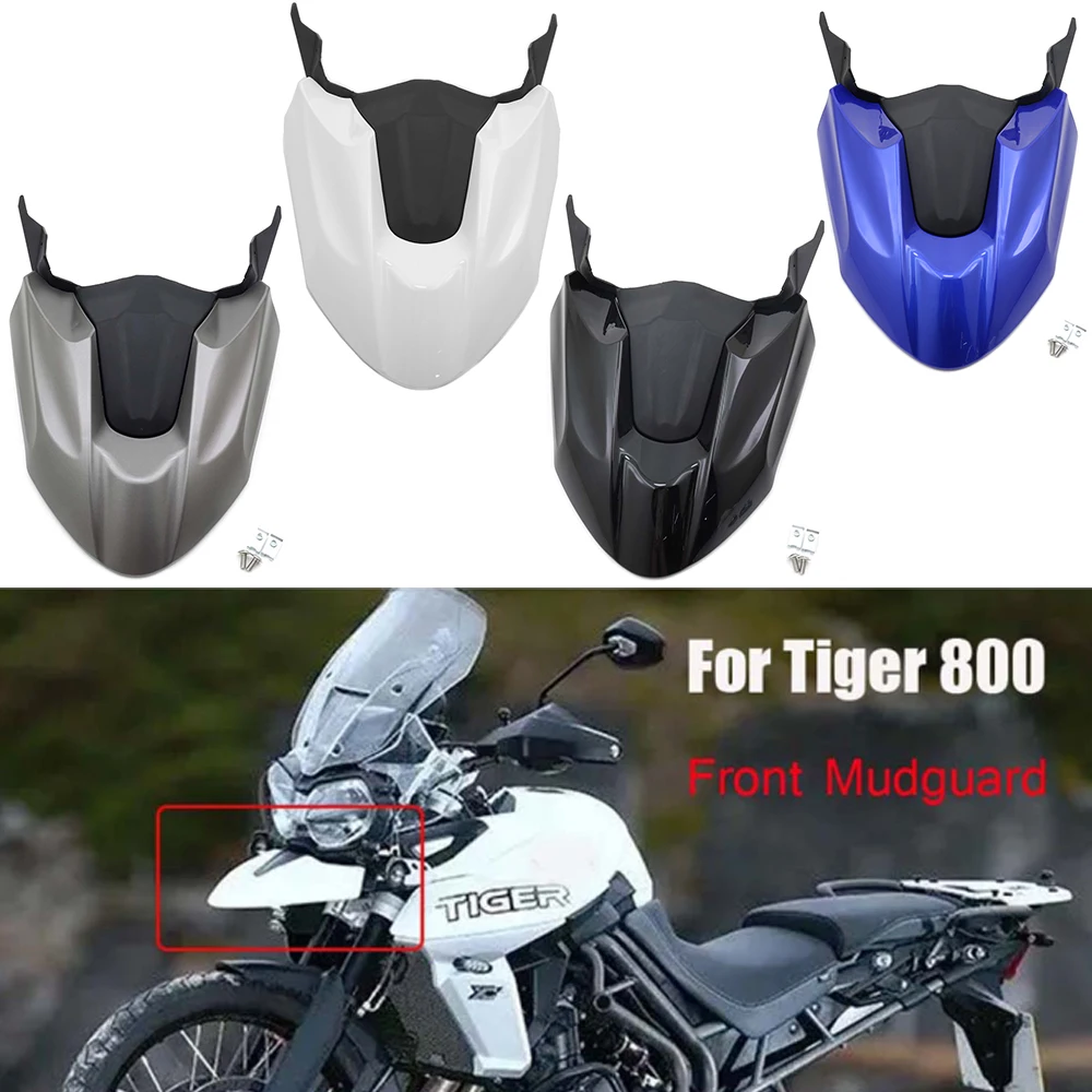 Motorcycle Accessories Front Beak Extend For Tiger 800 High Front Mudguard Kit Front Beak Fender for Tiger800 XRT XRX 2015-2019