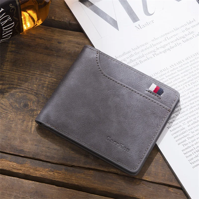 Cartera Hombre Purse For Men Wallet Luxe Homme Tarjetero Billetero Portfele Carteira Masculina Slim Card Holder Short Designer